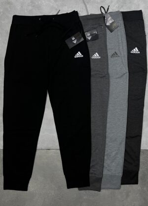 Adidas Premium Cotton Joggers with Zip Pockets for Men and Women