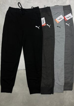 Puma Premium Cotton Joggers with Zip Pockets for Men and Women