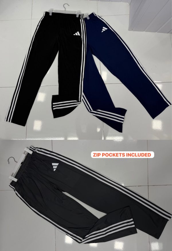 Adidas Ultra Premium Dri Fit Joggers with Zip Pockets